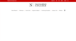 Desktop Screenshot of navarrocollege.edu